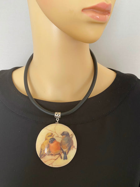Pendant Necklace: Birds of a Feather