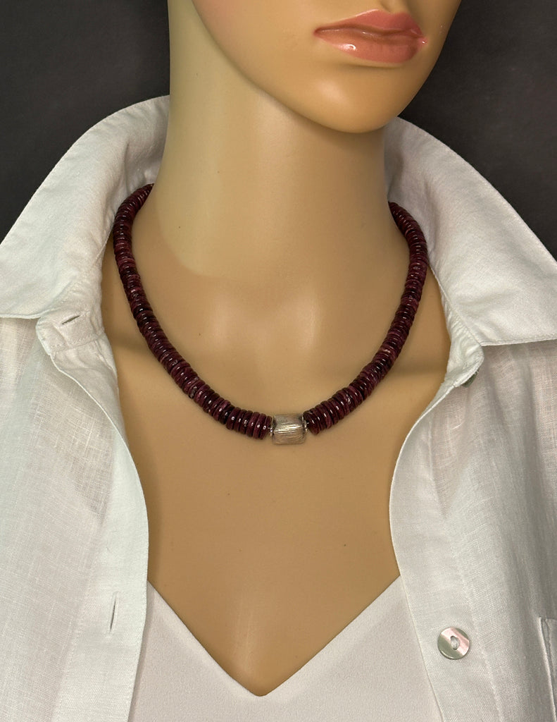 Spiny Oyster Statement Necklace