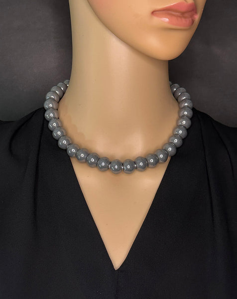Afghan Ceramic Statement Necklace