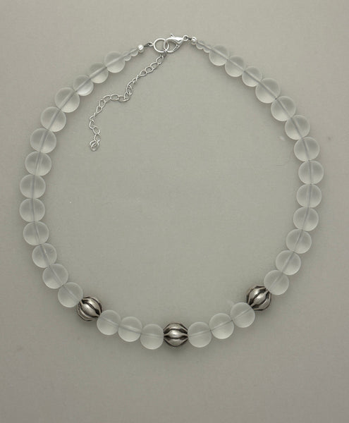 Clear Quartz Statement Necklace