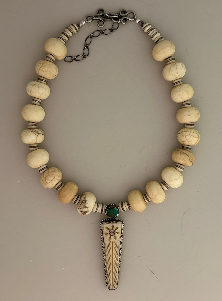 Afghan Jasper Statement Necklace