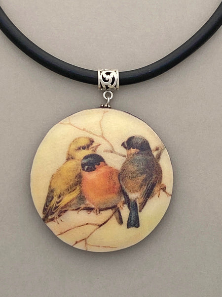 Pendant Necklace: Birds of a Feather