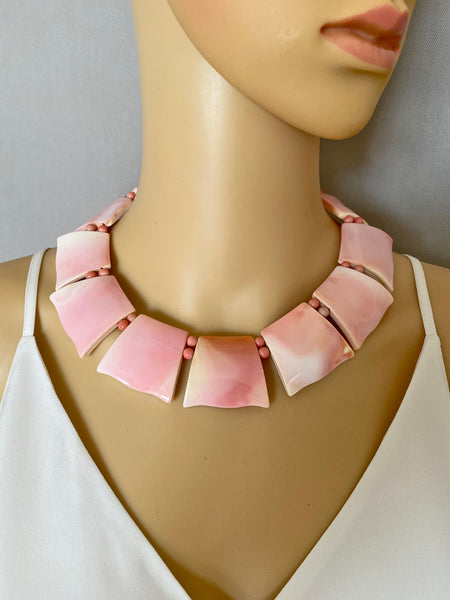 Conch Shell Collar Statement Necklace