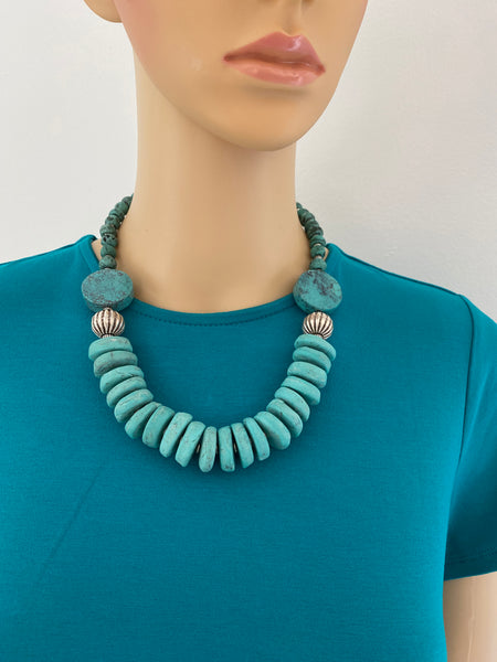 Afghan Mixed-Bead Statement Necklace